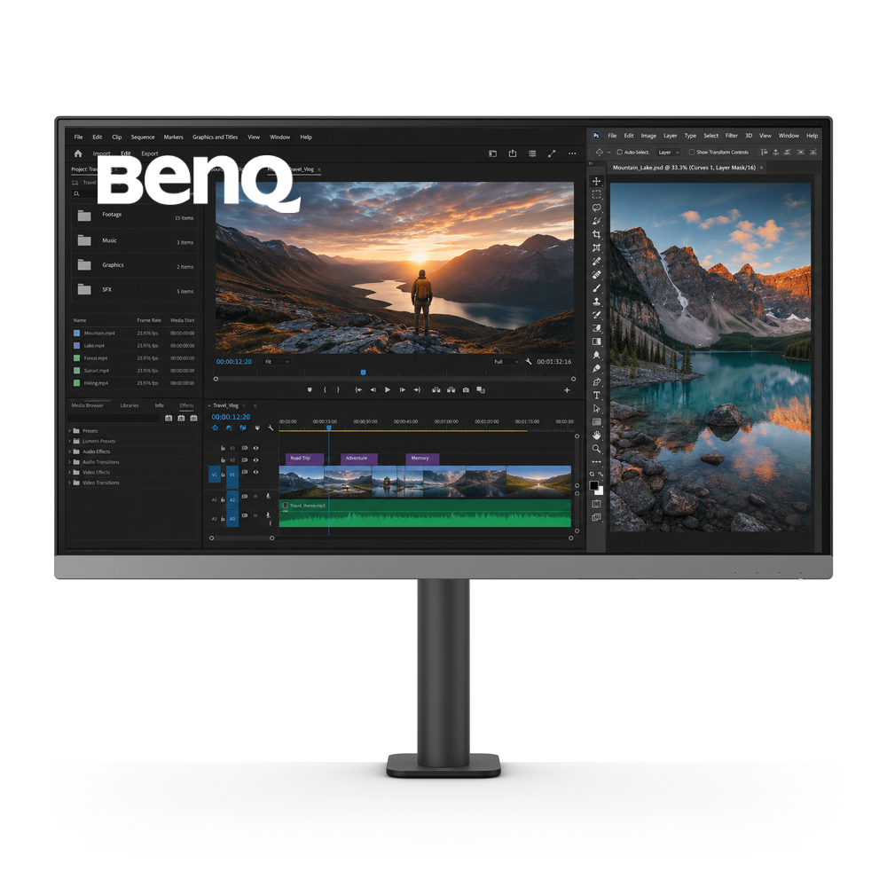 총판 벤큐 PD3205UA 모니터암 일체형 IPS 4K UHD 아이케어 무결점 모니터 - 상품 이미지