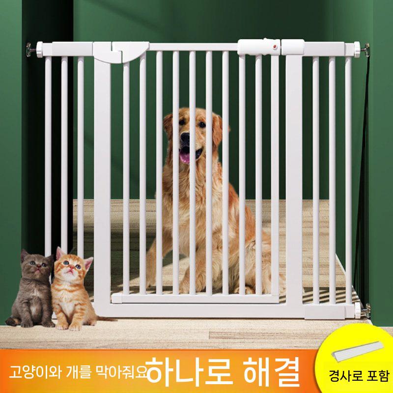 강아지 펜스 울타리 중간문 고양이 케이지 철장 높이 반려묘 1 너비 67-70cm 높이 100cm - 상세 이미지 2