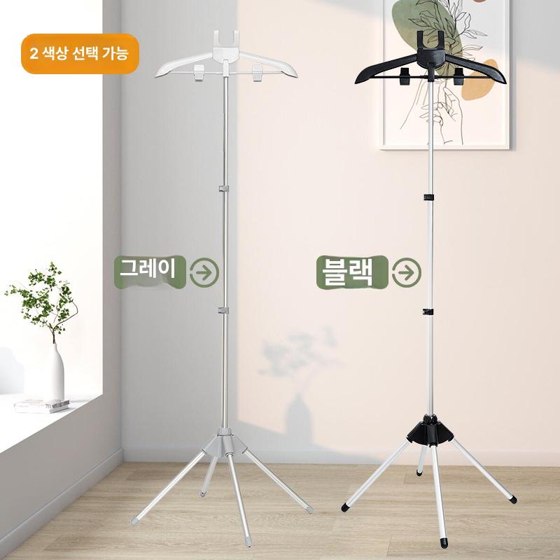 접이식 다리미판 가정용 다림질대 손잡이형 조절 가능 블랙 행거형 다리미대 - 상세 이미지 3