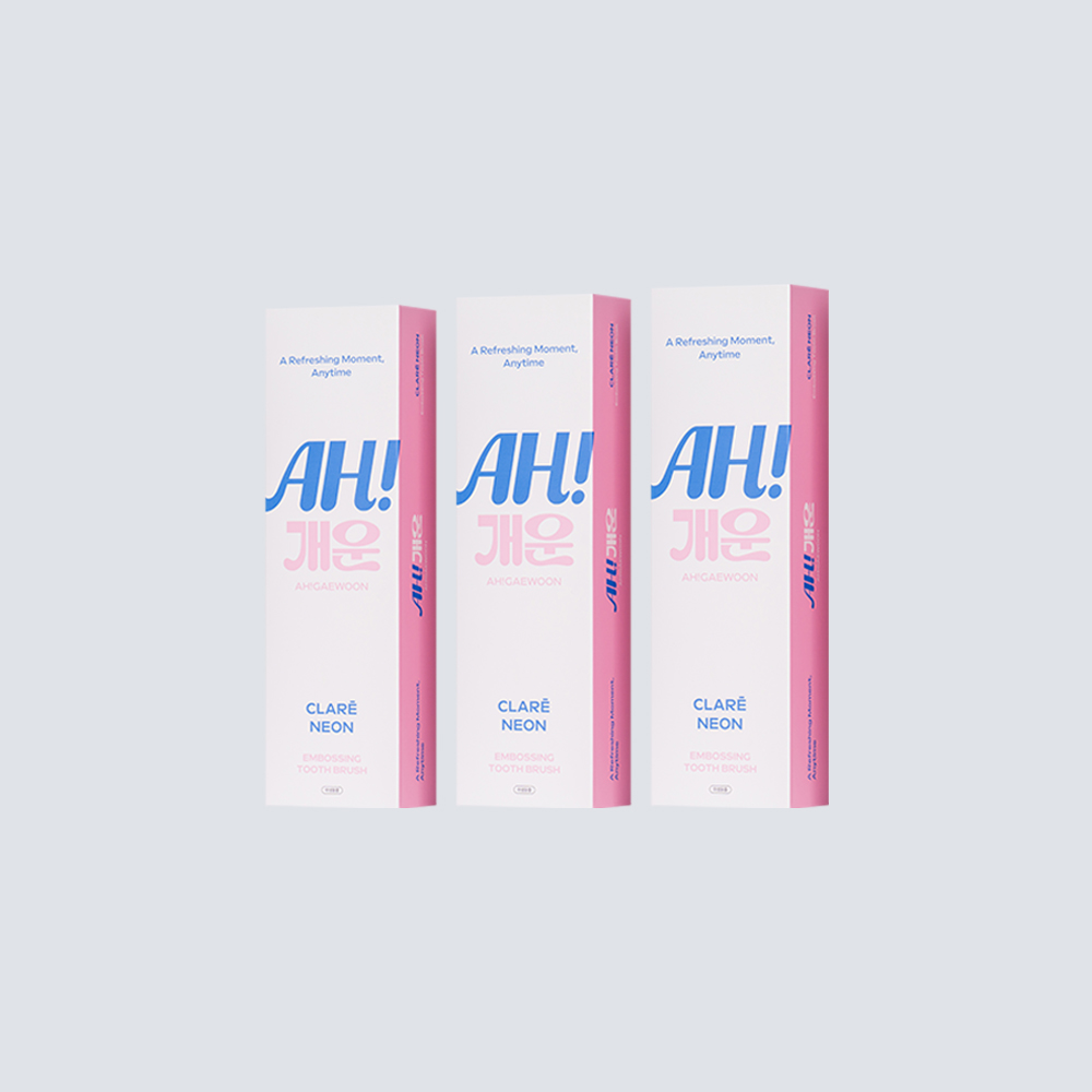 클레어 칫솔 네온, 4개입, 3개 - 상세 이미지 2