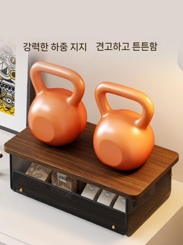커피머신 받침대 선반 수납장 원목 탕비실 홈카페 다용도 소형 이미지 6