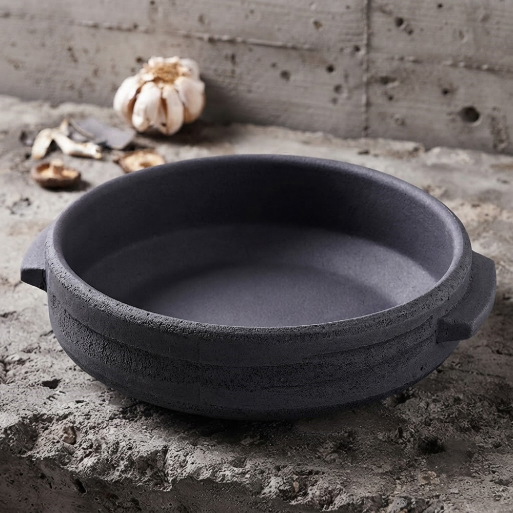 친환경 숨쉬는 내열 양귀비 매트 전골 뚝배기 된장 찌개 27.5cm - 상품 이미지