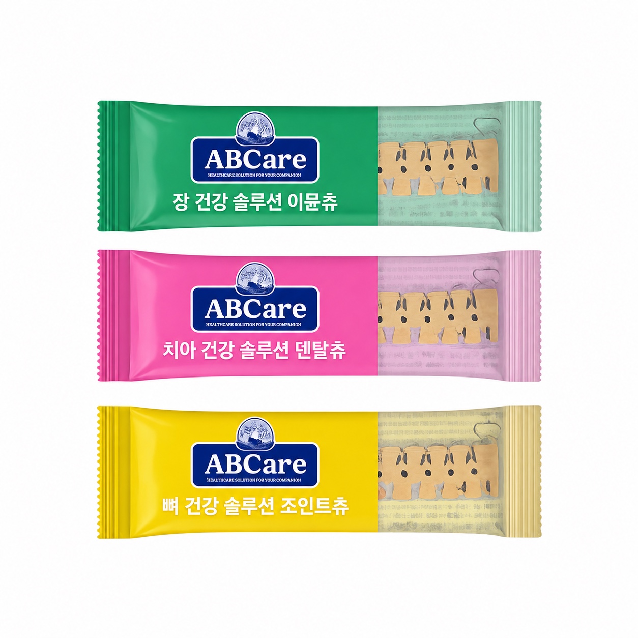 강아지 덴탈껌 양치껌 개껌 치석제거 입냄새 ABCare 덴탈츄 100P+14P - 상세 이미지 4