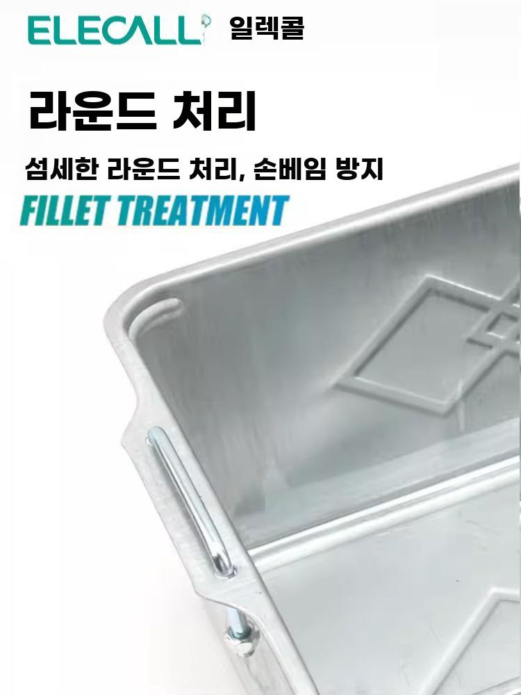 철 바구니 공구 트레이 철제 바케스 재료 부품 수납 40x30x14.5CM - 상세 이미지 5