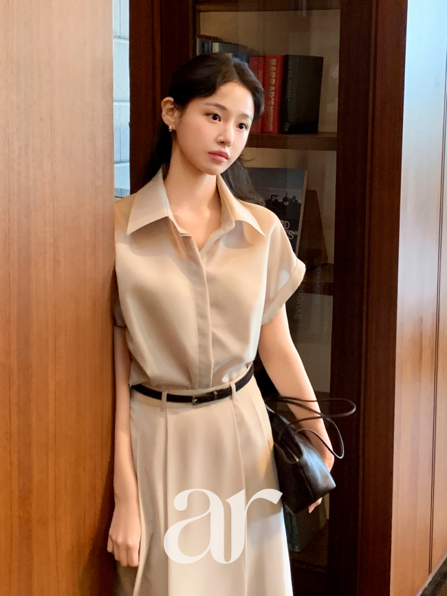 (국내제작) 핀턱 플리츠 롱 스커트 sk7867 이미지 8