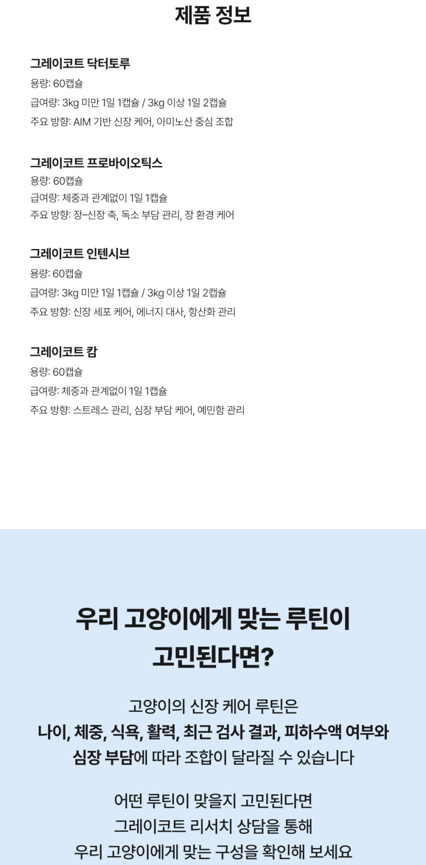 야옹섬 고양이 영양제 AIM 신장 집중 케어 세트 상황별 신부전 관리 판매처 상세 정보 이미지 4