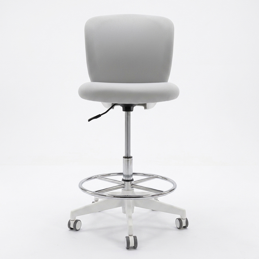 시술의자 보조 이동식 네일 미용 TC72 바퀴 높은 높이조절 스툴 이미지 4