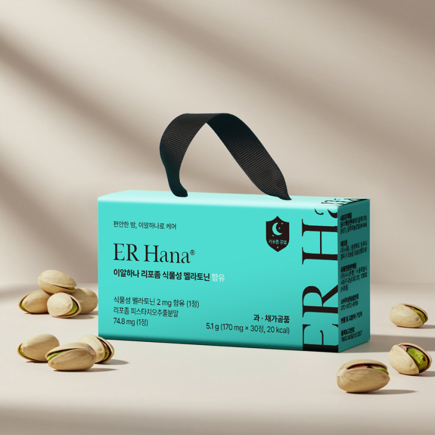 이알하나 식물성 멜라토닌 함유 180mg x 30정