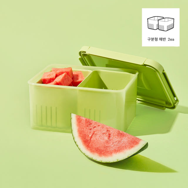 락앤락 스마트킵 프레쉬 플러스 5.5L +채반 2EA 신선보관용기
