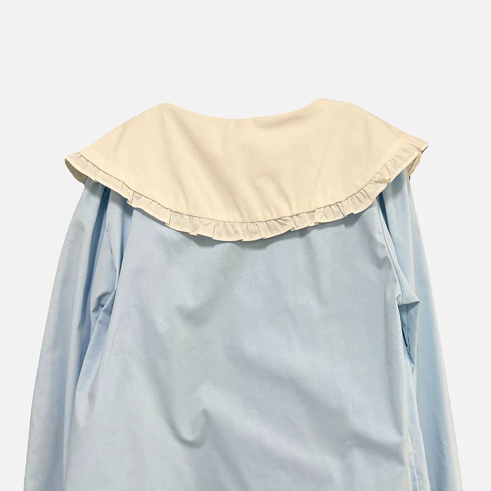셀덴 라이트 블루 키즈 블라우스 150 N7983 이미지 6