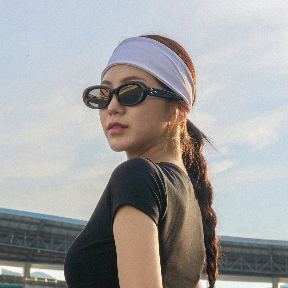 하디로어 스포츠 헤어밴드 러닝 테니스 등산 런닝 남자 여자 헤드 땀흡수 쿨 머리띠 블랙 - 상세 이미지 4