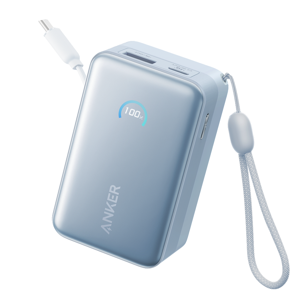 앤커 나노 파워뱅크 10000mAh 45W 고속충전 일체형 보조배터리 A1638 상품 이미지