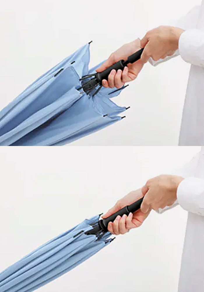 26 NEW 슈파토 묶을 필요 없는 양산 겸용 우산 58cm 65cm 상품 이미지