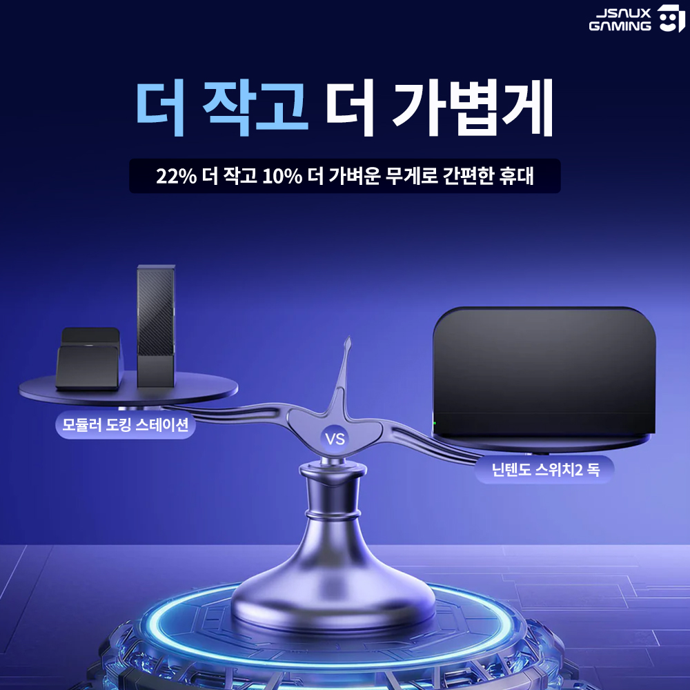 닌텐도 스위치2 미니독 JSAUX 모듈러 독 7in1 TV연결 이미지 4