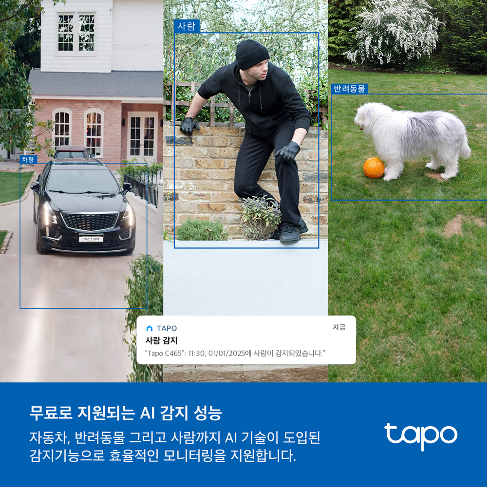 티피링크 Tapo C465 태양광 패널 일체형 800만화소 4K UHD 배터리 실외카메라 CCTV 이미지 8