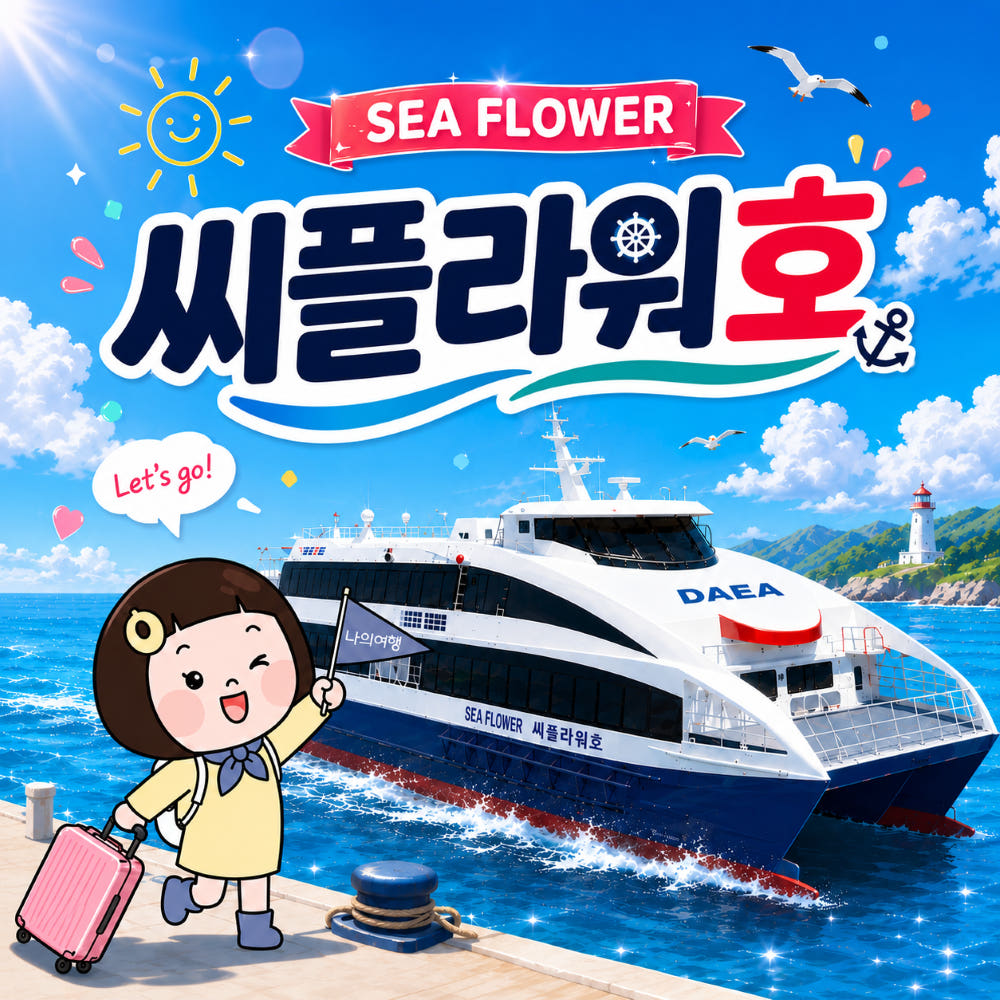 나의여행 대마도 배편 부산 씨플라워호 왕복 승선권 대아고속 당일치기 1박2일 히타카츠 이즈하라 버스