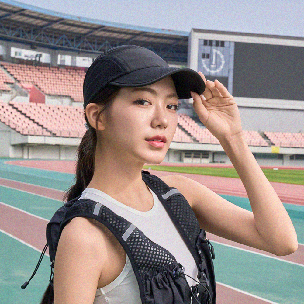 하디로어 러닝모자 런닝 마라톤 테니스 깊은 대두 볼캡 트레일 화이트 - 상세 이미지 5