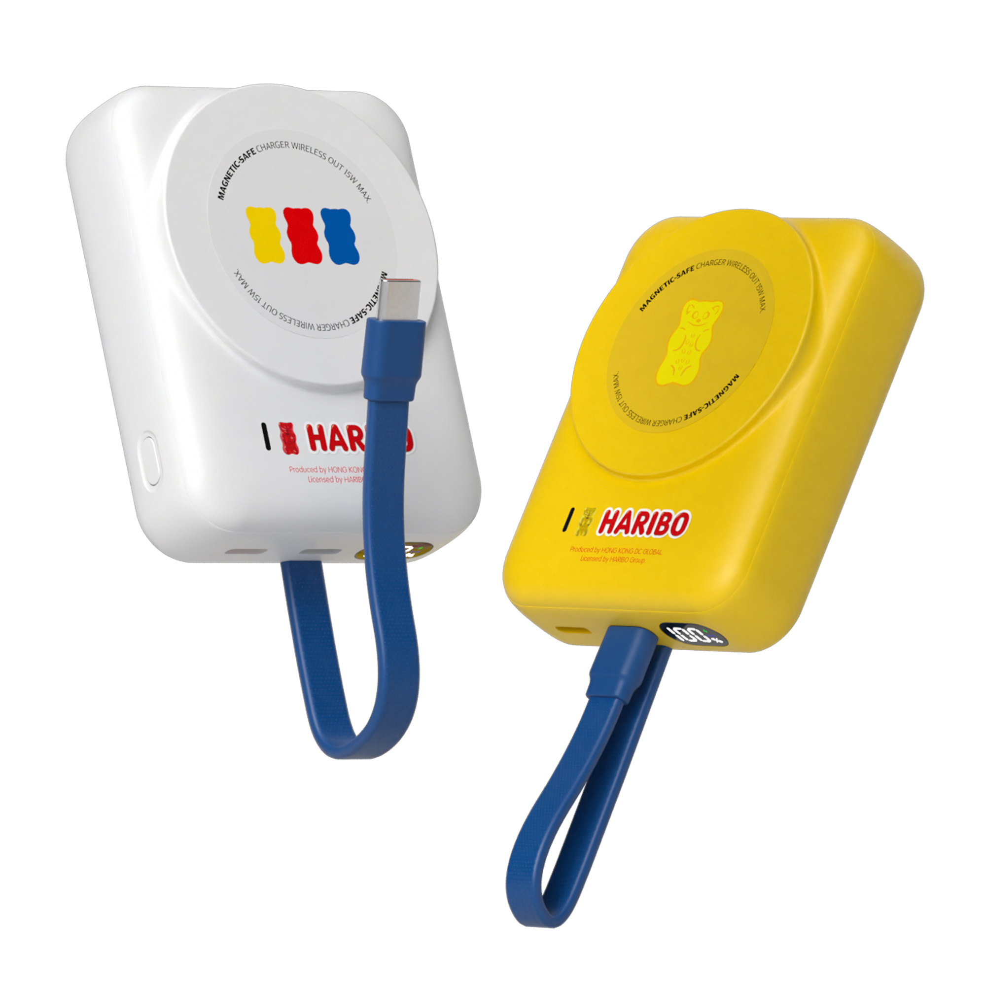 이어맥 하리보 미니 맥세이프 케이블 일체형 고속충전 10000mAh 보조배터리