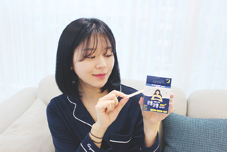 이영자 수면밴드 입테이프 코골이 입마개 수면테이프 60매 이미지 6