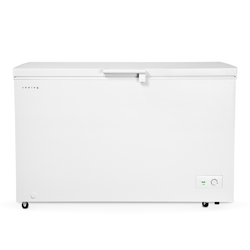 쿠잉 대용량 냉동고 FR-400CW 대형 뚜껑형 380L 상단도어 가정용 업소용 다목적 이미지 7