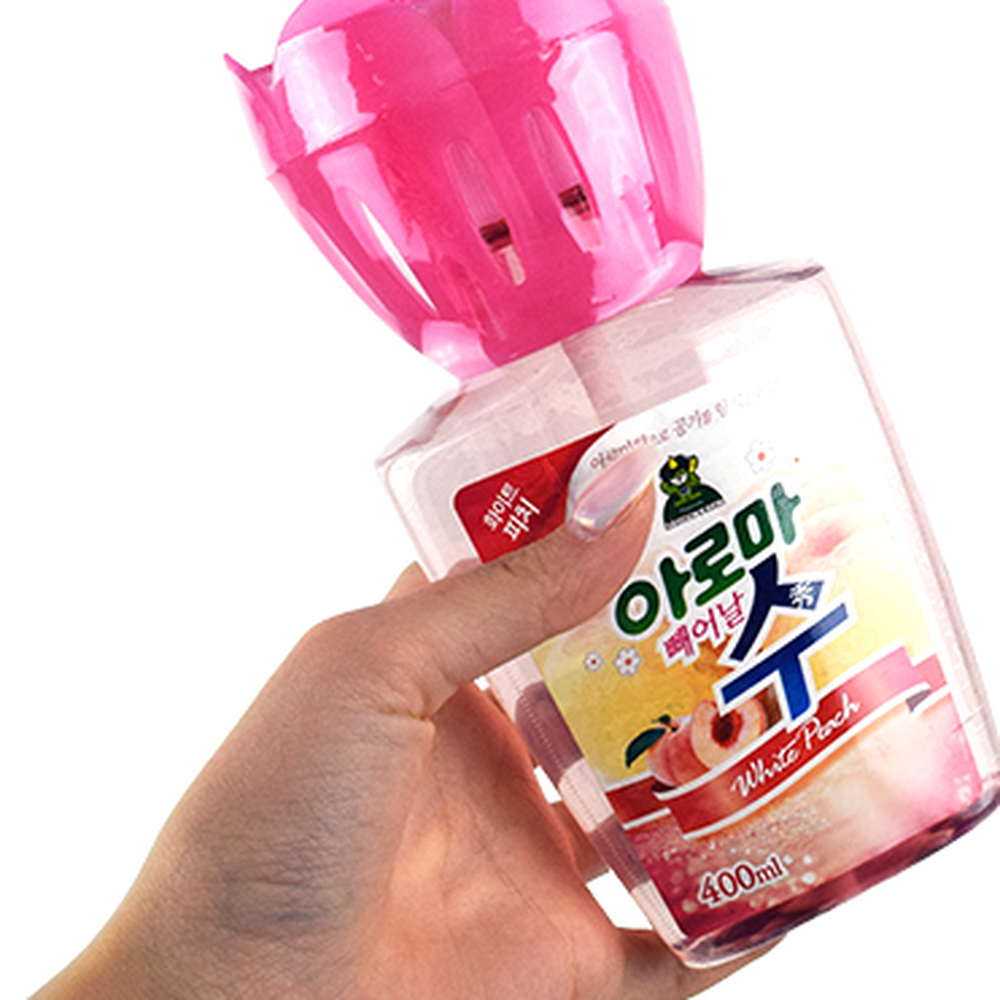 레몬향옷장용액체방향제 대용량주방용 피치라벤더향차량용아로마방향제 400ml 3종세트 레몬 - 상세 이미지 3