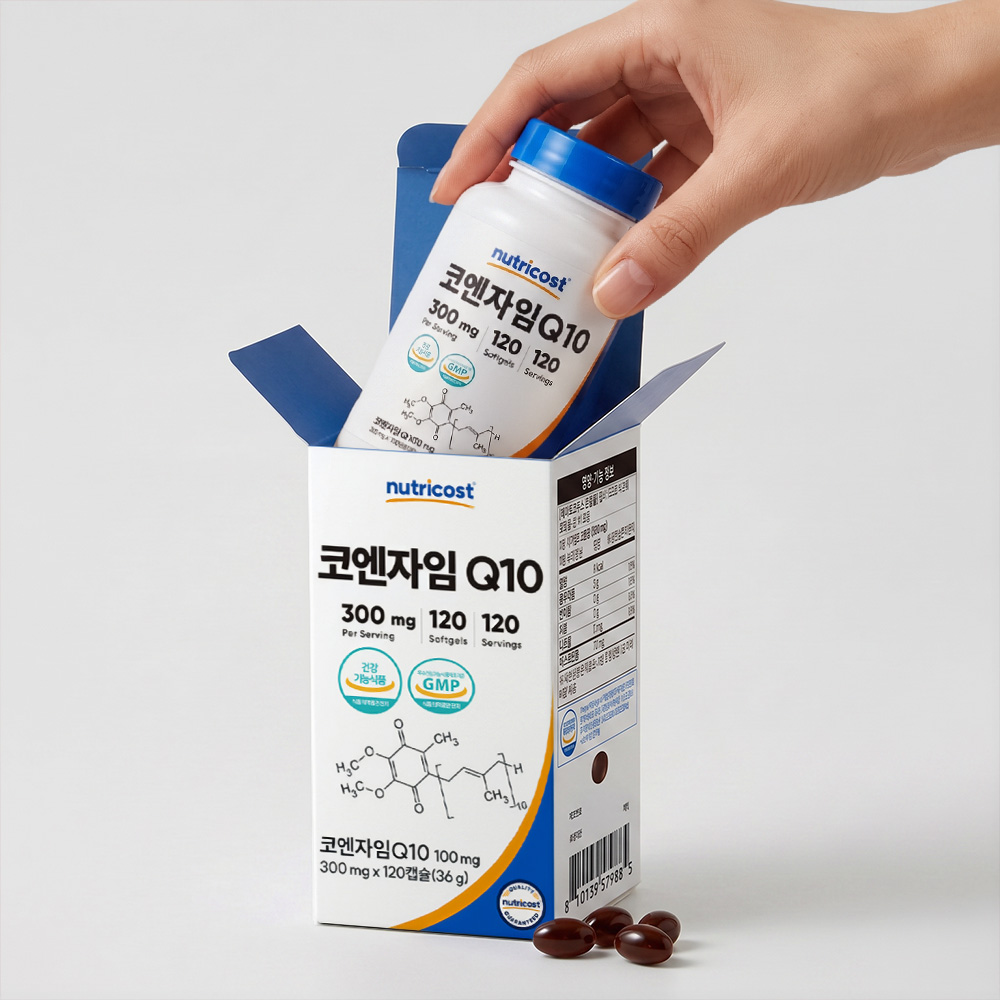 뉴트리코스트 코큐텐 코엔자임Q10(100MG) 소프트젤 120정, 1개 - 상세 이미지 2