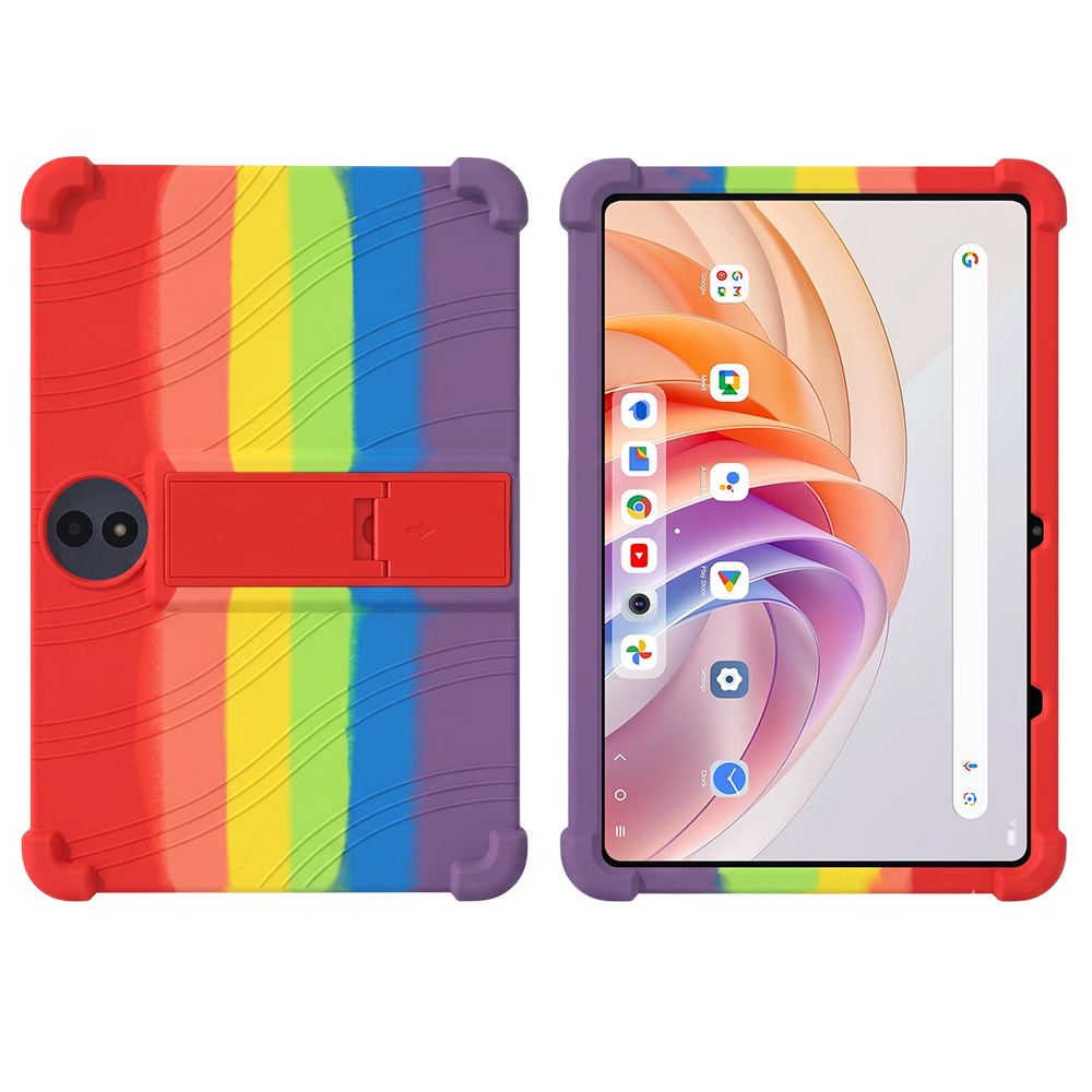 TCL TAB 11 FE 케이스 범퍼 실리콘 거치대 레인보우, TCL TAB 11 FE - 상품 이미지