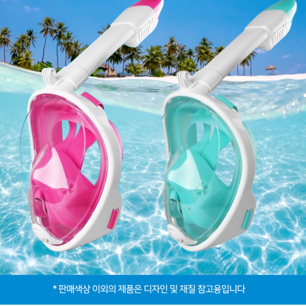 안면수경 다이버마스크 스노클 전문가용스노쿨링 풀페이스 마스크 - 상세 이미지 4
