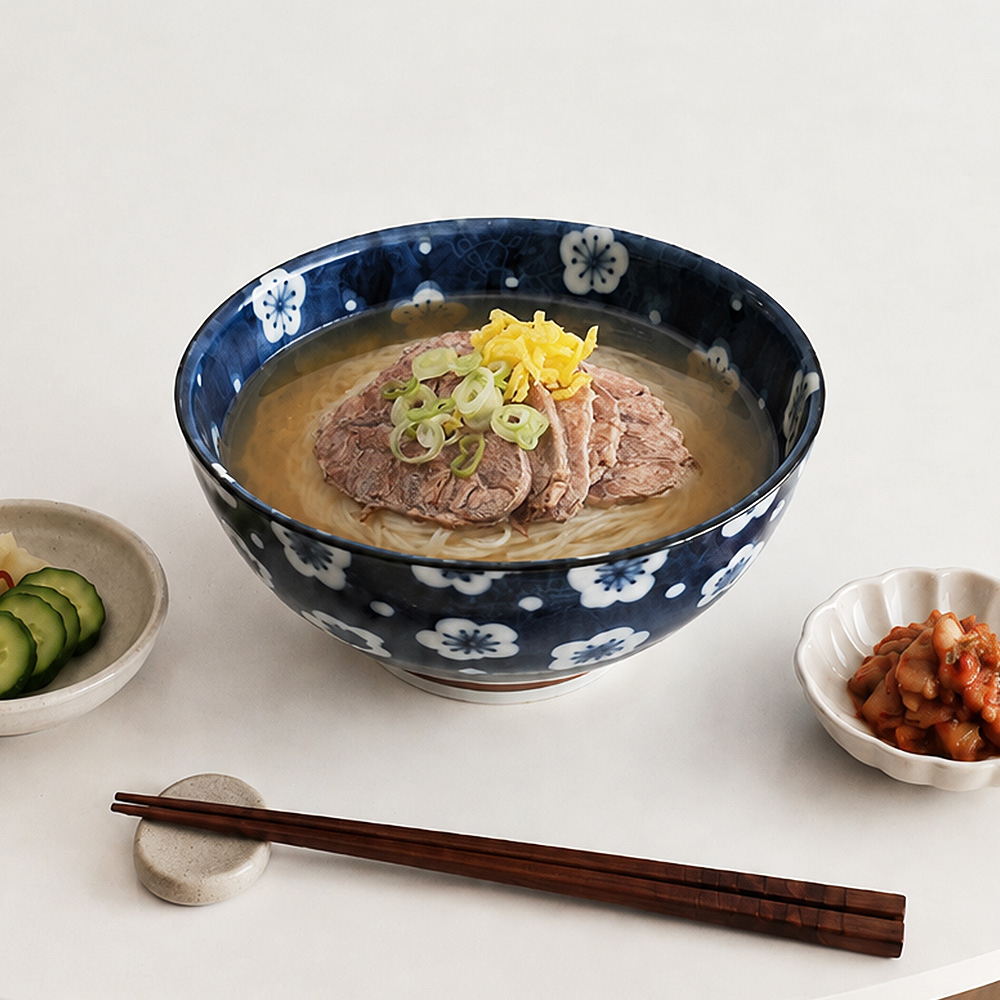 일본 사누키동 면기 굽 도자기 일식 우동기 라멘기 냉면 국수 우동 덮밥 라면 소면기 - 상세 이미지 4