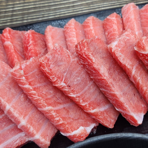 토해원 참치 세미도로 필렛 냉동 횟감 사시미용 참다랑어 중뱃살 블록 500g 내외 - 상세 이미지 5