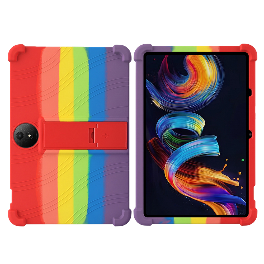 TCL NXTPAPER 11 Plus 케이스 범퍼 실리콘 거치대 레인보우, TCL NXTPAPER 11 Plus - 상품 이미지