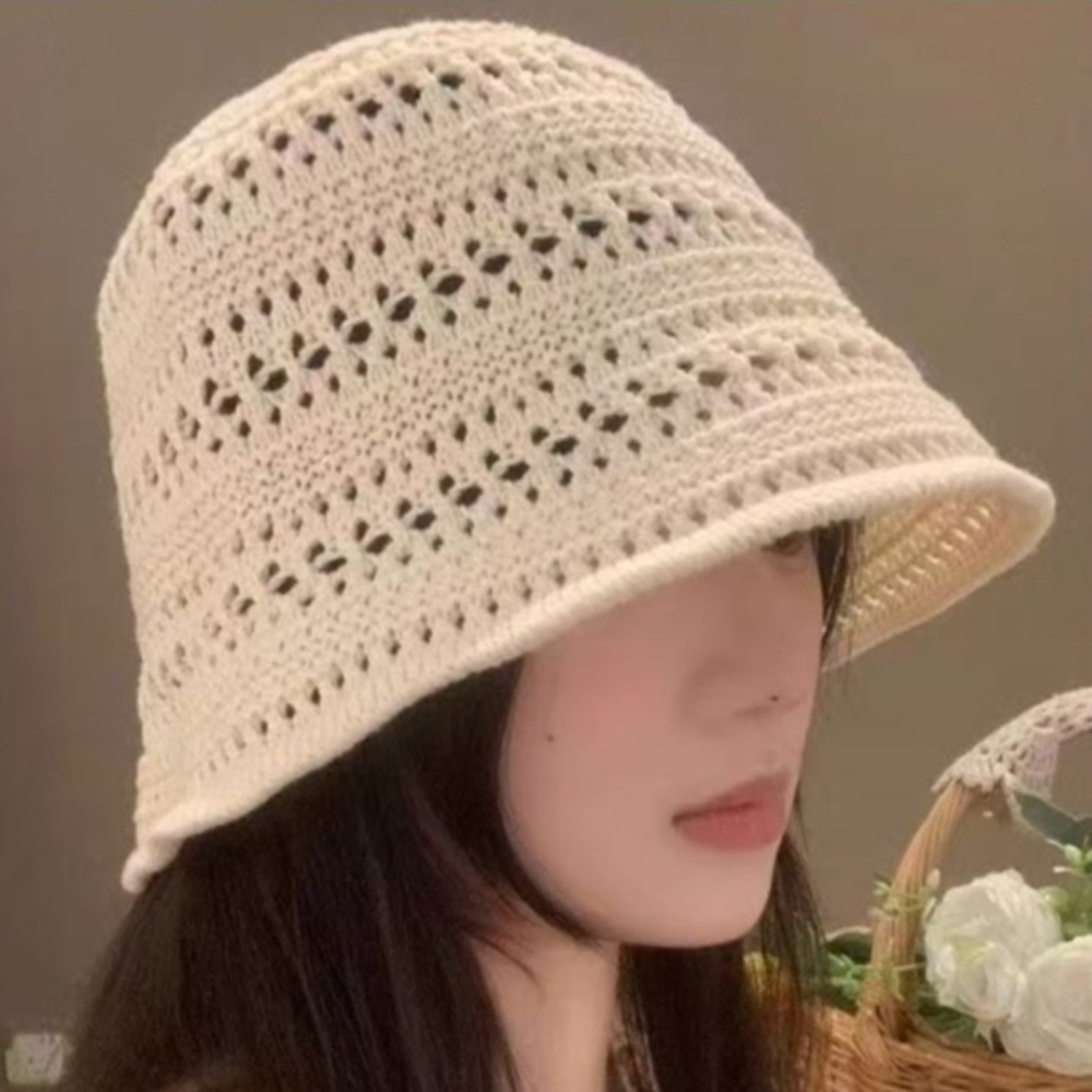 여름 벙거지 모자 밀짚 휴양지 바캉스 비치 여행 마실 물놀이 산책 여자 버킷햇 - 상품 이미지