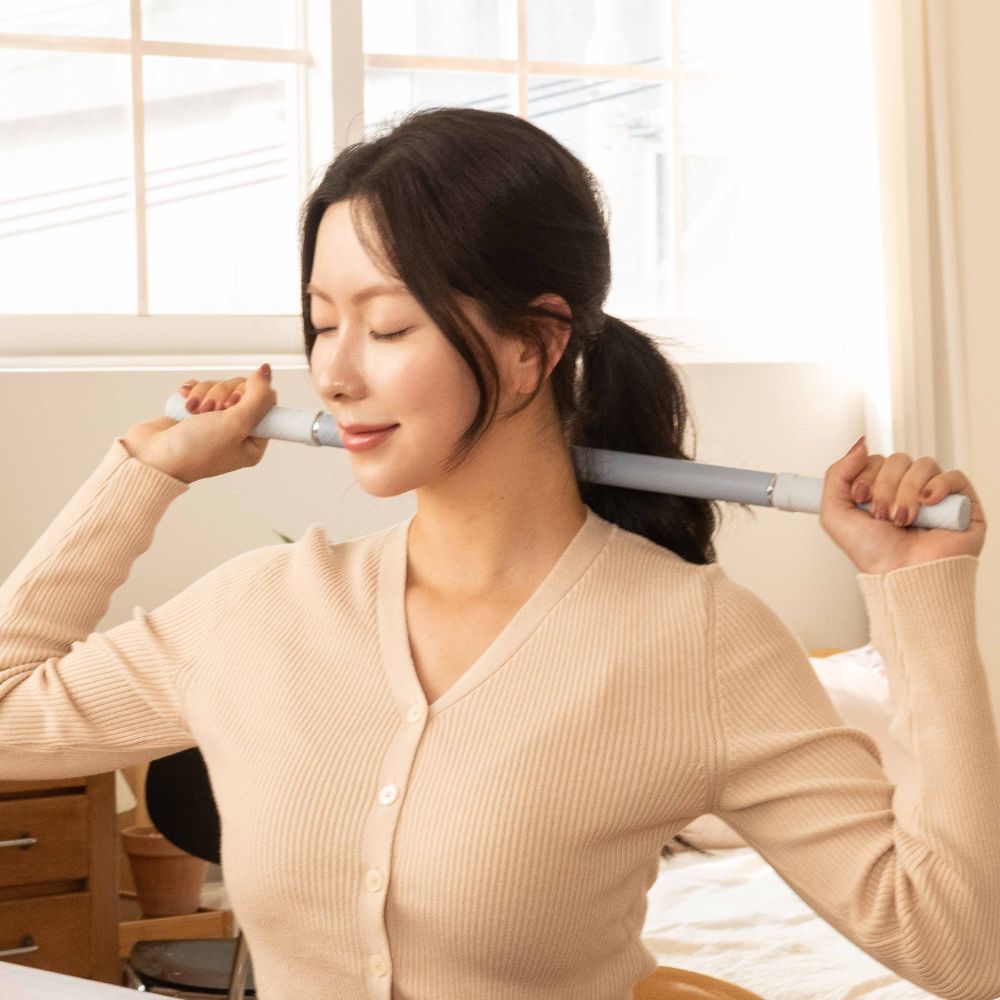 라이즈원 마사지스틱 안마기 바디괄사 종아리마사지 웨이브스틱 롤러 지압봉