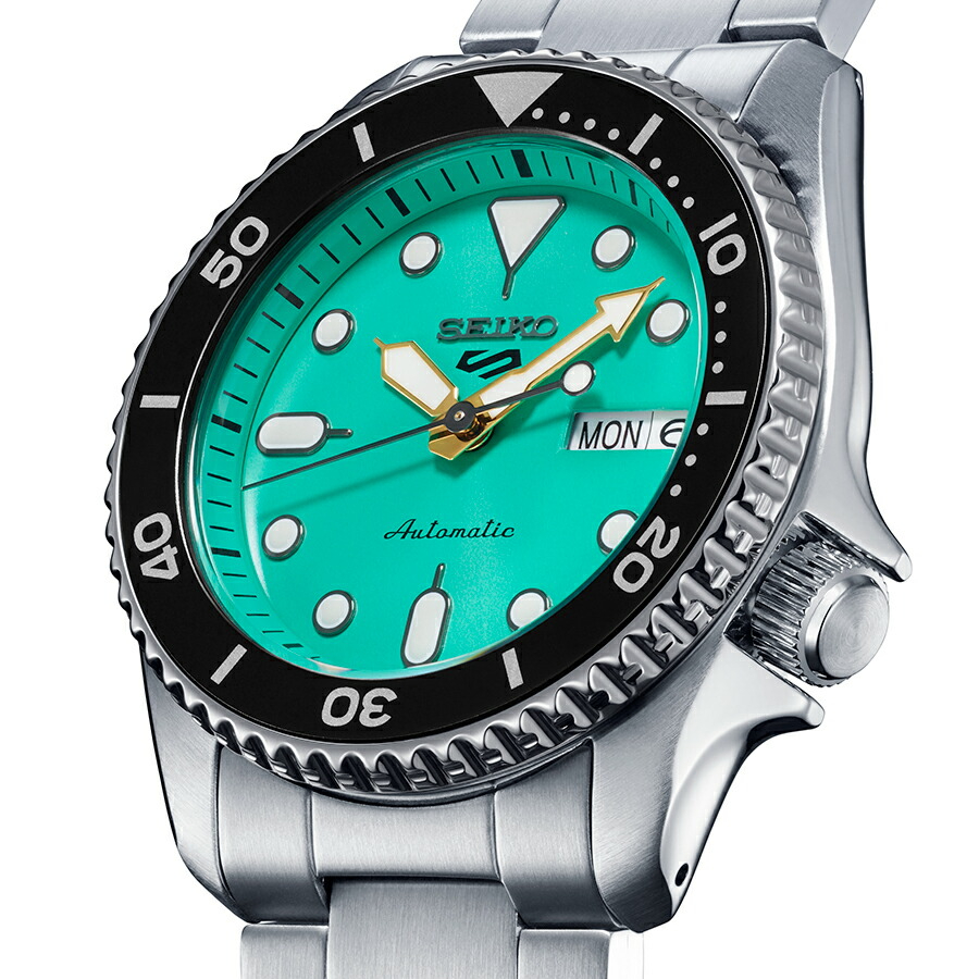 세이코 SKX 스타일 미드사이즈 SBSA229 남성 손목시계 메탈밴드 일본제 이미지 6