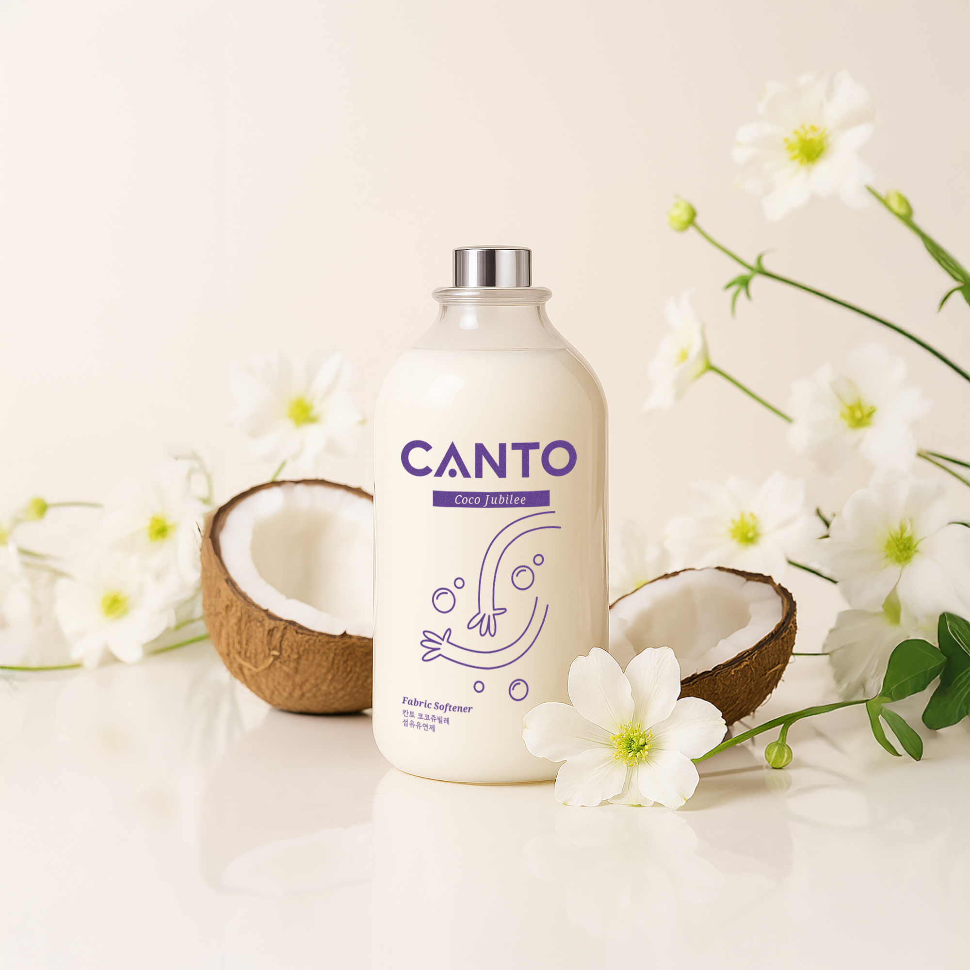 1+1+1 칸토 향오래가는 섬유유연제 1.3L X 3개입 베스트향 실내건조 건조기 초고농축 퍼퓸