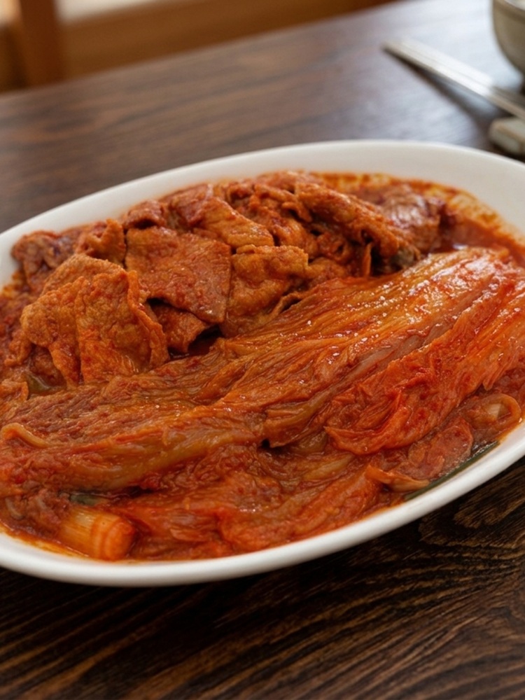 국내산 한돈 대패 김치찜 밀키트 캠핑 차박 반찬 업소 740g - 상세 이미지 3