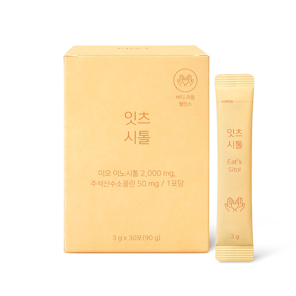 NGT 네츄럴굿띵스 잇츠시톨 임산부 이노시톨 콜린 엽산 비타민D 크랜베리 30포, 1개 - 상품 이미지
