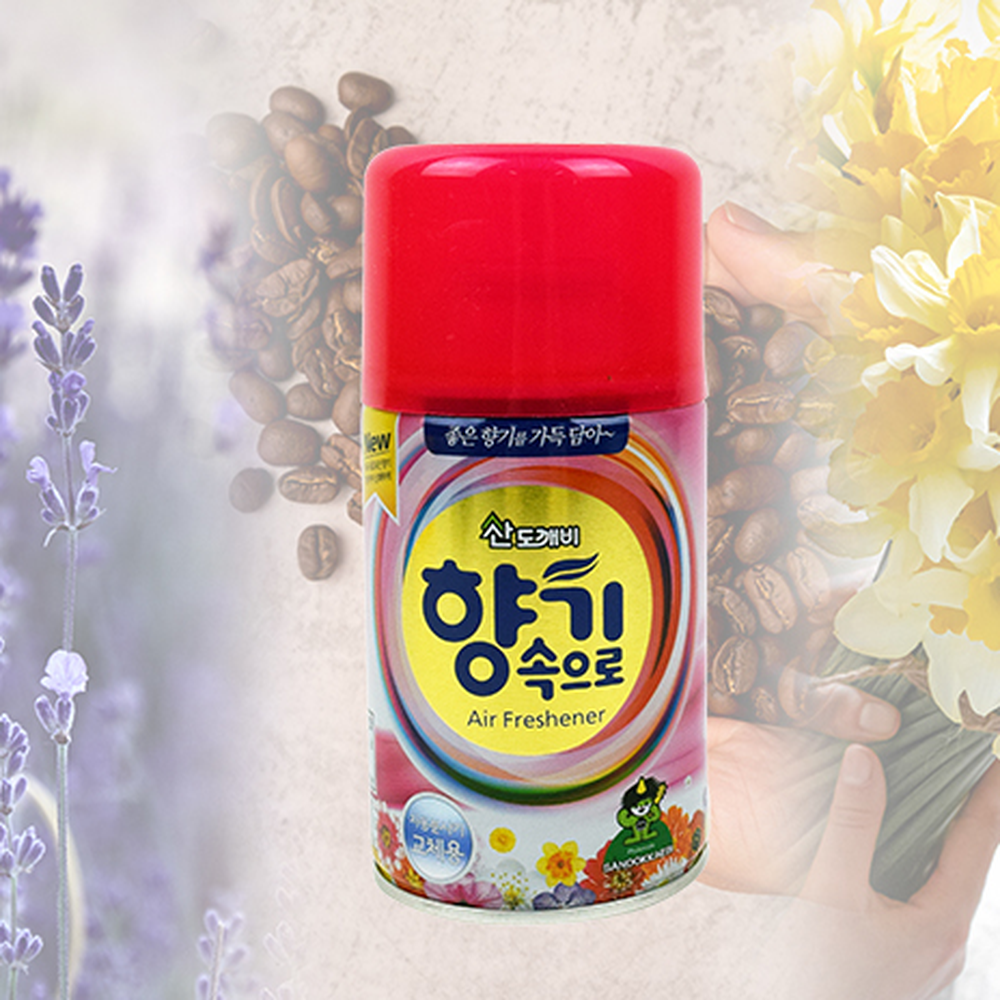 넉넉한용량공간향균방향제리필 위생적인분사탈취용자동분사기리필 실내공기정화화장실용 - 상세 이미지 4