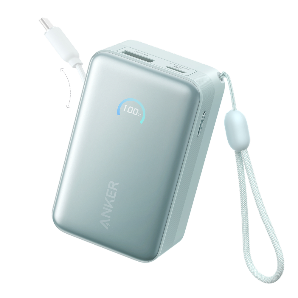 앤커 나노 파워뱅크 10000mAh 45W 고속충전 일체형 보조배터리 A1638 상품 이미지