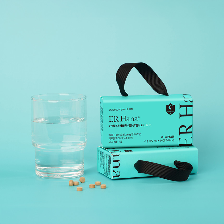 이알하나 식물성 멜라토닌 함유 180mg x 30정