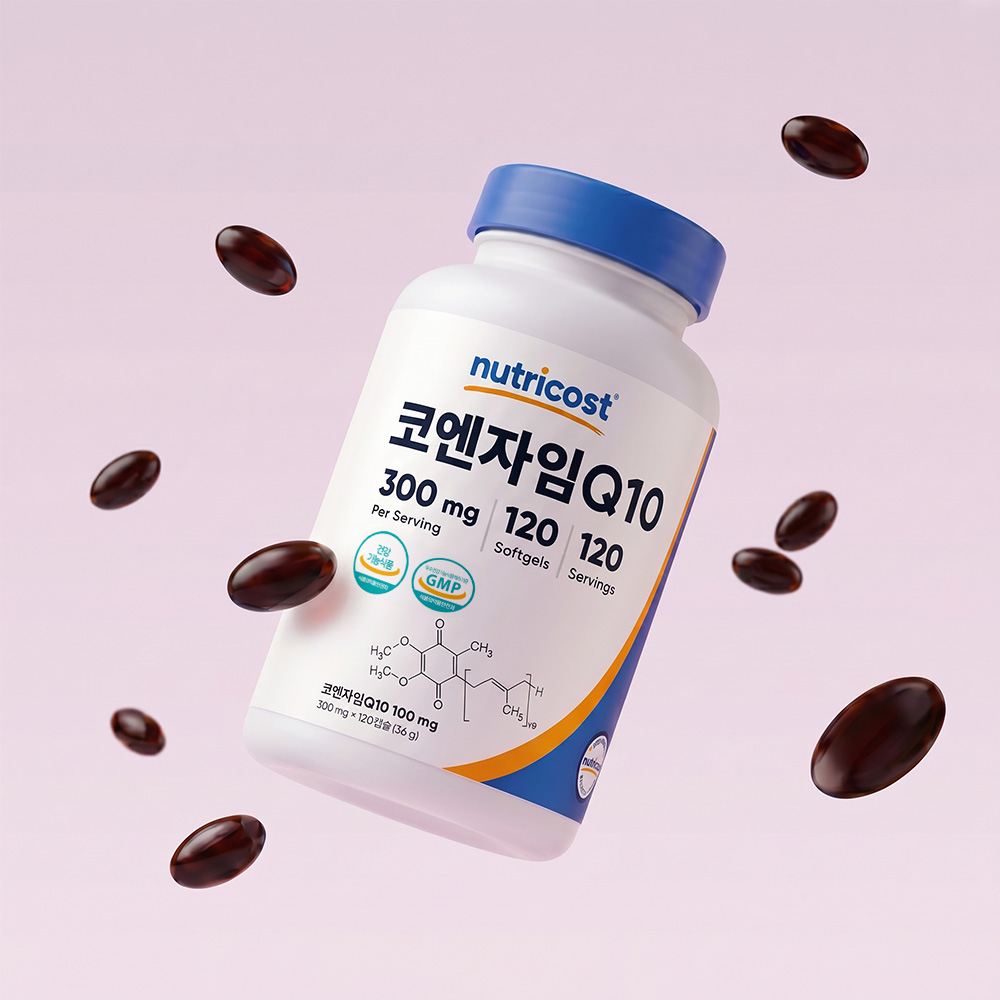 뉴트리코스트 코큐텐 코엔자임Q10(100MG) 소프트젤 120정, 1개 - 상세 이미지 4