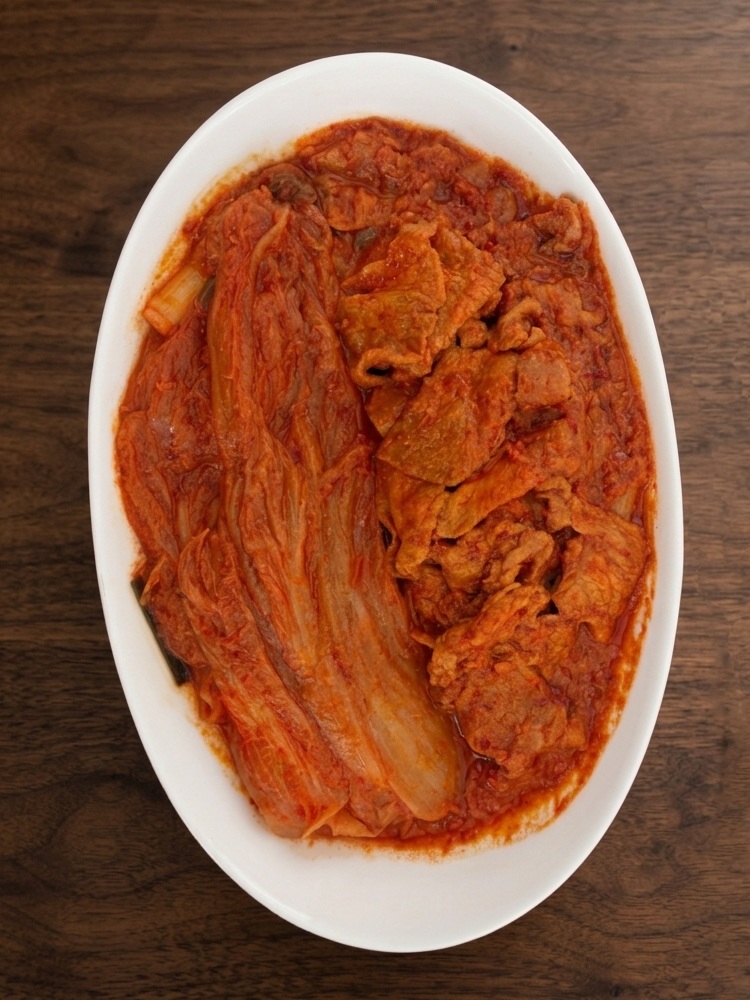 국내산 한돈 대패 김치찜 밀키트 캠핑 차박 반찬 업소 740g - 상세 이미지 4
