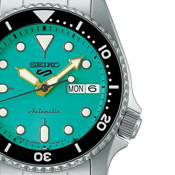 세이코 SKX 스타일 미드사이즈 SBSA229 남성 손목시계 메탈밴드 일본제 - 상세 이미지 4