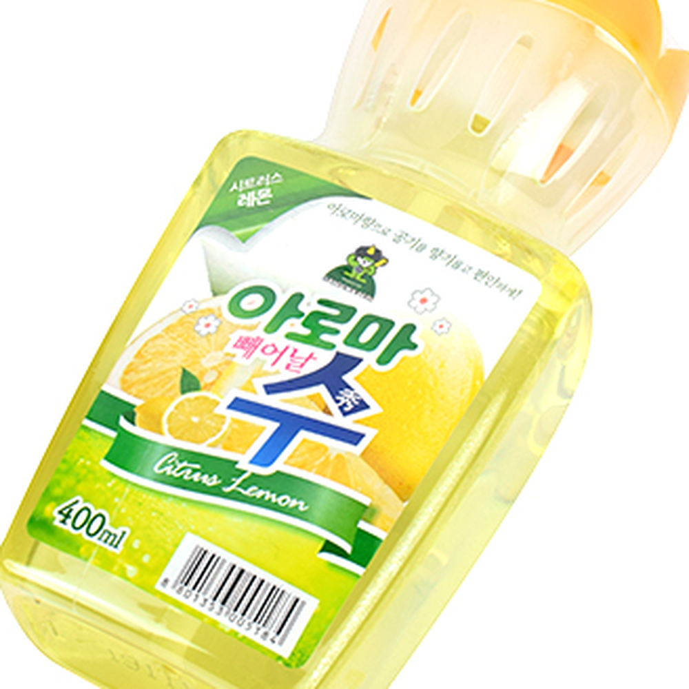 레몬향옷장용액체방향제 대용량주방용 피치라벤더향차량용아로마방향제 400ml 3종세트 레몬 - 상세 이미지 2