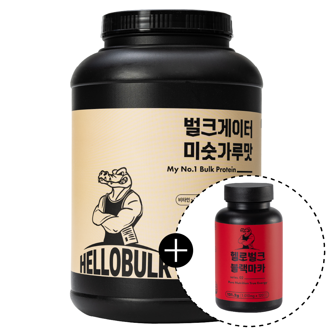 헬로벌크 게이너 단백질 프로틴 쉐이크 식사대용 살찌는보충제 벌크업 미숫가루, 2kg, 1개