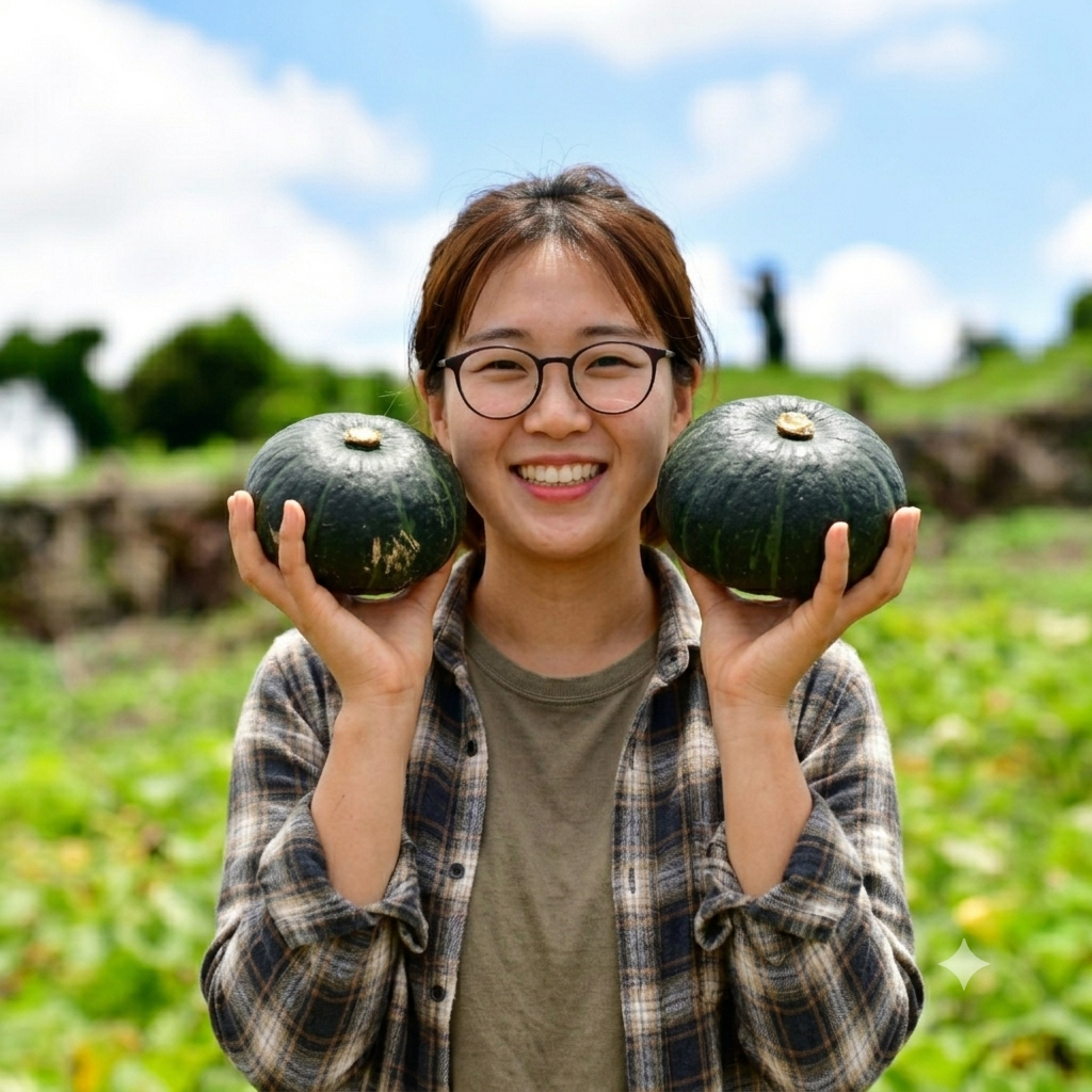 제주 미니 단호박 밤호박 보우짱 국내산 로얄과, 10kg, 1개 - 상품 이미지