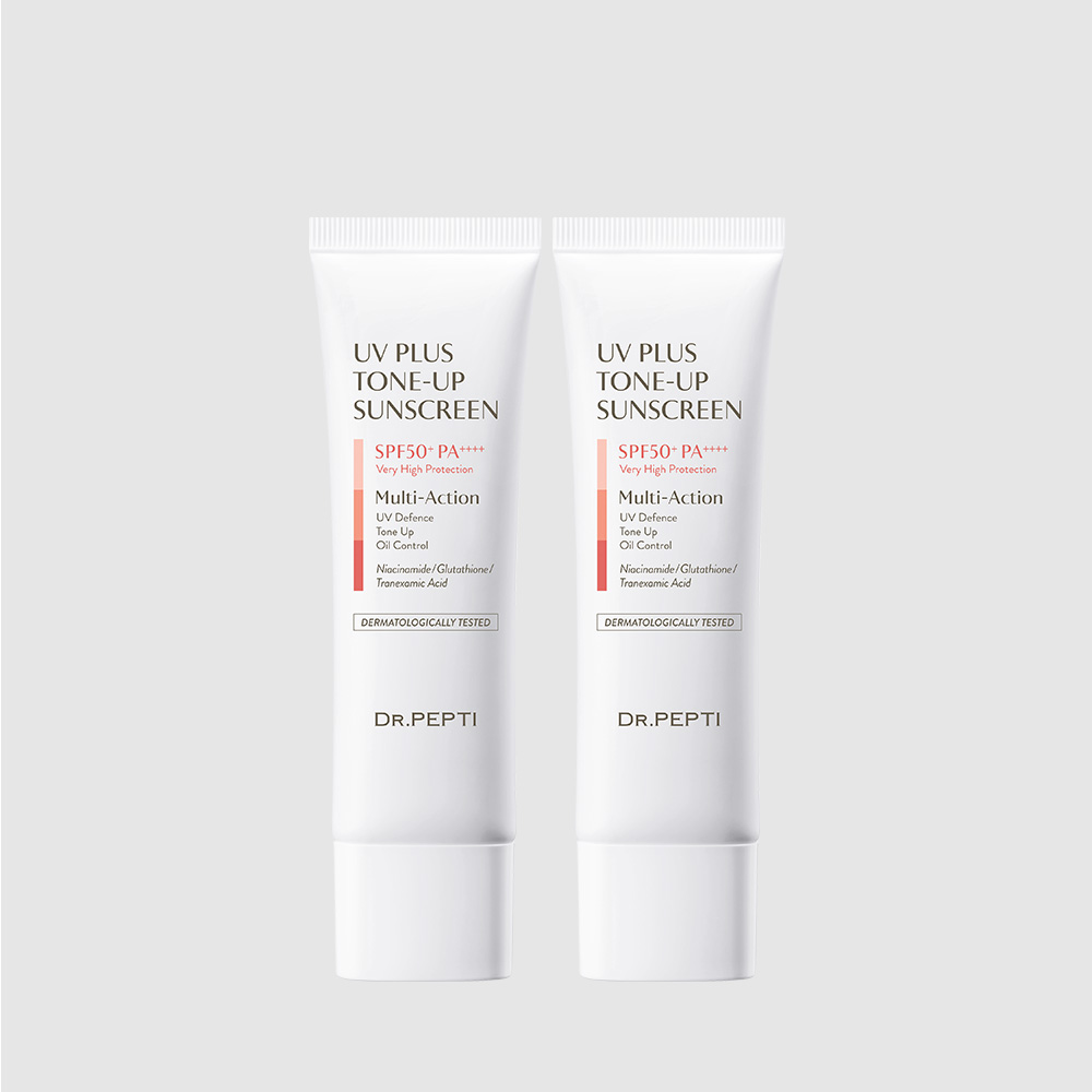 [1+1] 닥터펩티 톤업 선스크린 50ml 2개 구성 (SPF50+, PA++++) - 상품 이미지