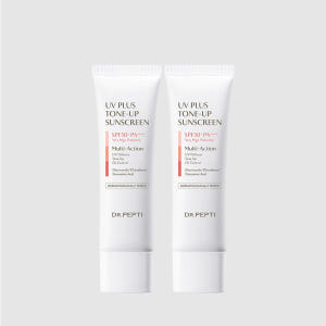 [1+1] 닥터펩티 톤업 선스크린 50ml 2개 구성 (SPF50+, P... 솔직 후기 | 피부 타입별 분석 - 상품 이미지 1