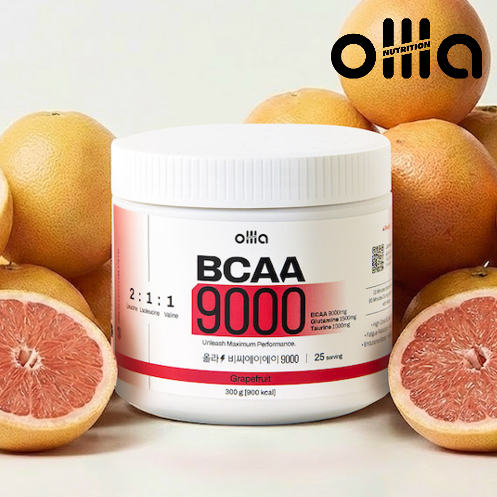 올라 BCAA 9000 제로슈가 아미노산 보충제 파우더 자몽 300g - 상품 이미지