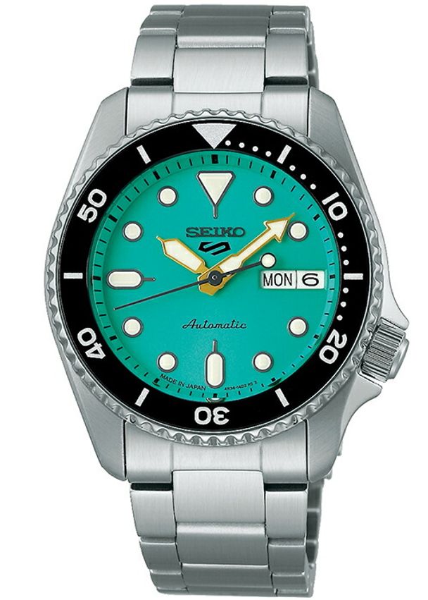 세이코 SKX 스타일 미드사이즈 SBSA229 남성 손목시계  메탈밴드 일본제 - 상품 이미지